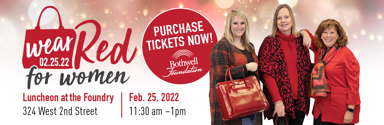 2022 Wear Red for Women Luncheon, February 25 at 11:30 am at the Foundry