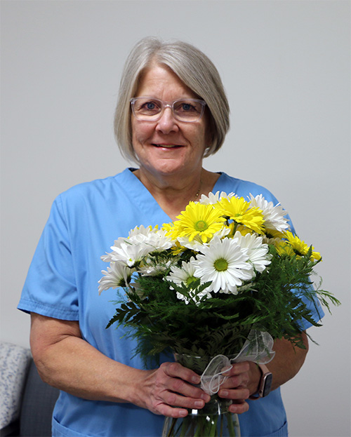 Patty King, LPN at Bothwell OB/GYN Associates, received the prestigious DAISY Award for Extraordinary Nurses in October.