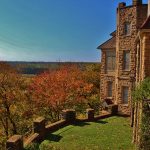 View from Bothwell Lodge overlookinng the bluff