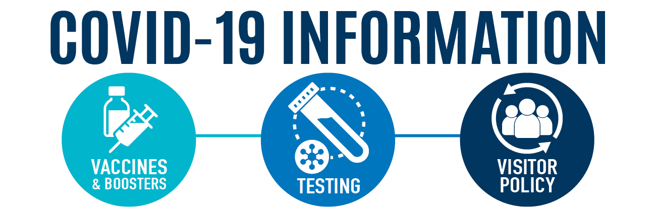 Covid-19 Information for Vaccines, Testing & Visitor Policy