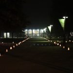 Daum Museum of Contemporary Art at night