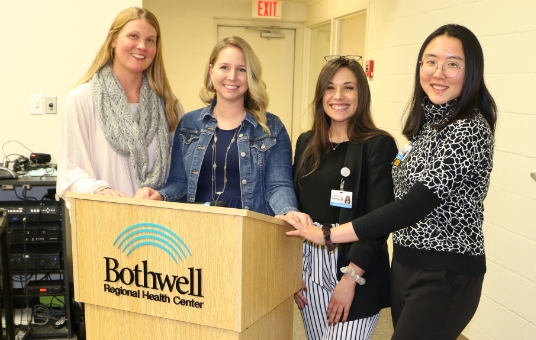 Seminar speakers included Dr. Robynne Lute, Bothwell behavioral health consultant, Sarah Price, Bothwell TLC Pediatrics nurse practitioner, Carolyn Gibson, doctoral psychology intern and October Zhang, MU medical student