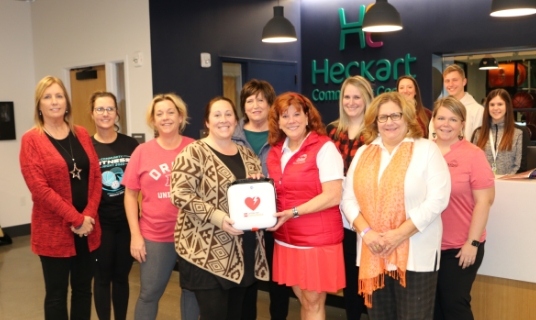 Heckart Community Center AED presentation